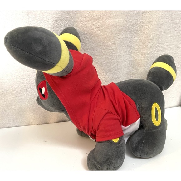 Build A Bear Pokemon Umbreon Plush Red Pokeball Shirt Hoodie Outfit - Picture 6 of 8